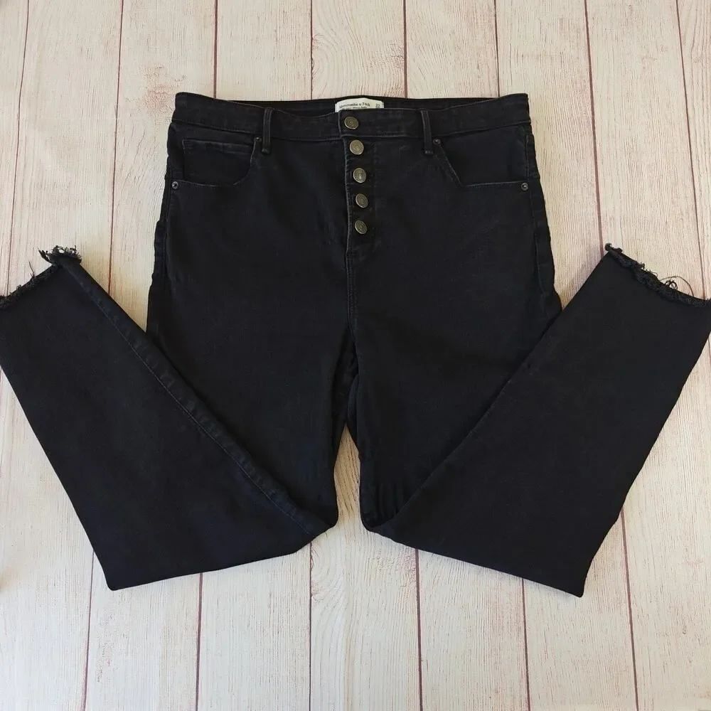 Abercrombie & Fitch "The Super Skinny Ankle High Rise" jeans sz 33/16R